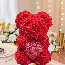 Charger l&#39;image dans la galerie, &quot;Ours en Roses avec Cœur – Un Cadeau Rempli d’Amour&quot; ❤️🐻🌹
